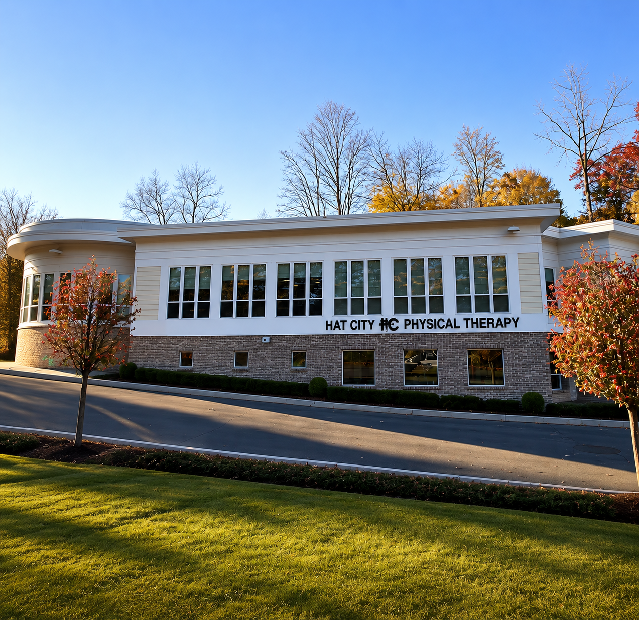 Hat City Physical Therapy exterior building at 46 Federal Rd, Danbury CT